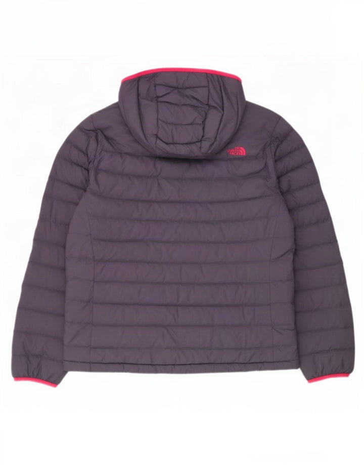 The North Face γυναικείο μπουφάν με κουκούλα με επένδυση UK 16 Large Grey Nylon