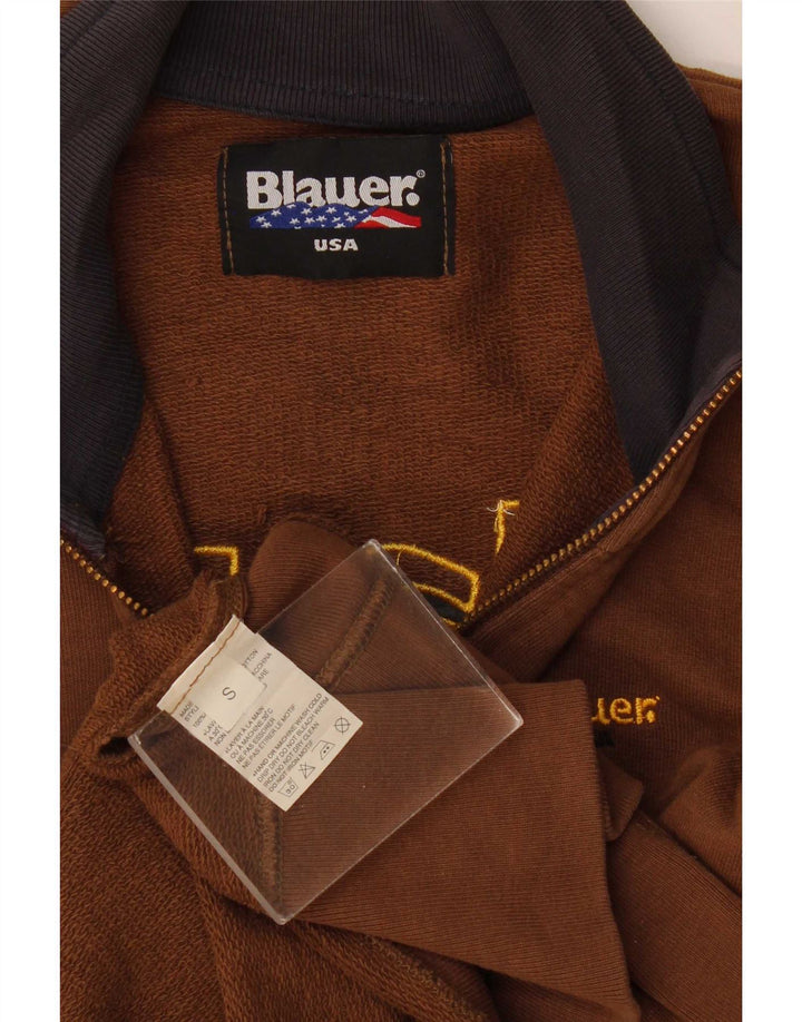 Μπουφάν Blauer Ανδρικό Γραφικό Φόρμα Μπουφάν Μικρό Καφέ Βαμβακερό