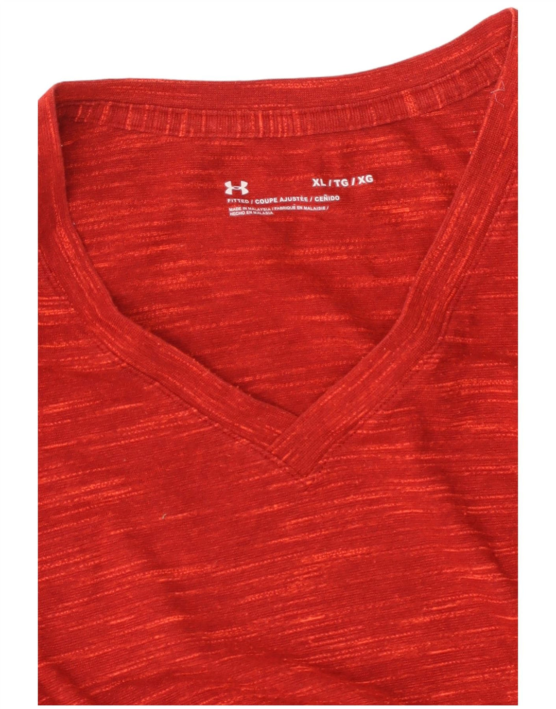 Ανδρικό T-Shirt UNDER Armour Top XL Red Flecked