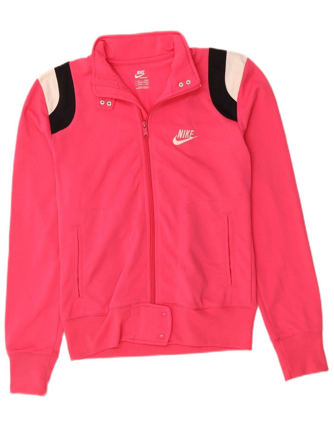 Γυναικεία αθλητική φόρμα NIKE Top Jacket UK 12 Medium Pink Colorblock Polyester