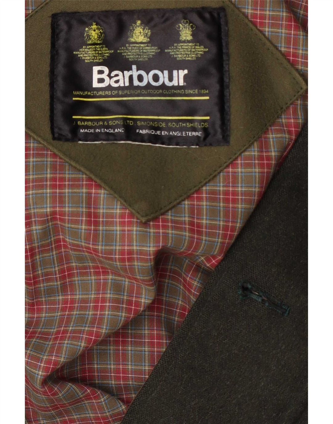 Μπουφάν Barbour Mens Utility UK 42 XL Green Wool