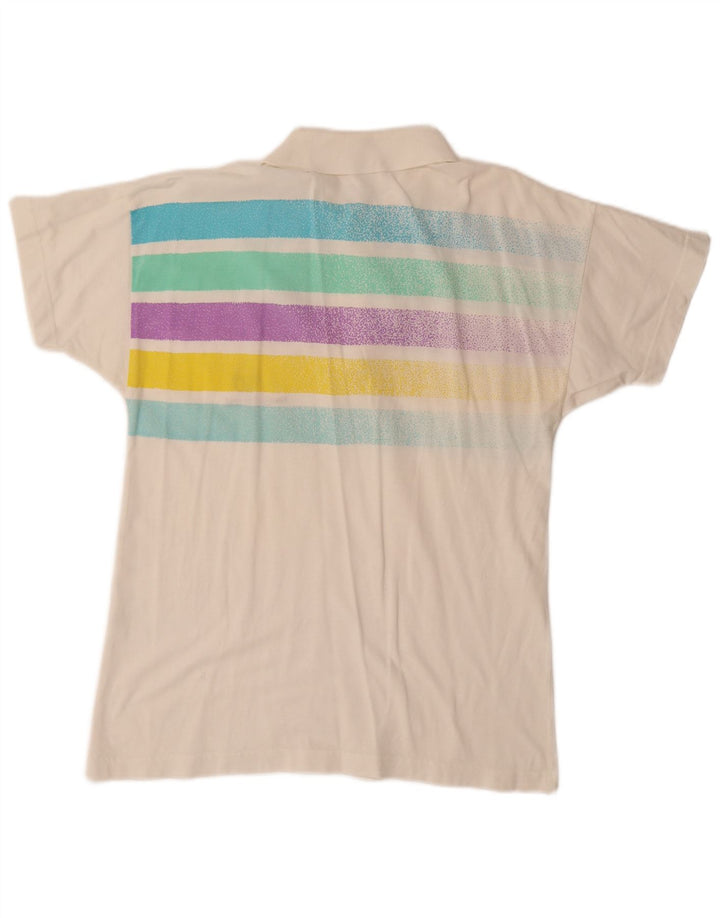 SERGIO TACCHINI Ανδρικό μπλουζάκι πόλο μικρό λευκό βαμβακερό ριγέ