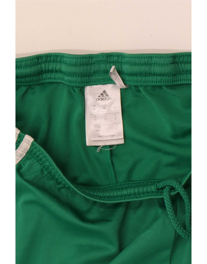 Ανδρικό αθλητικό σορτς Adidas Climalite από μεσαίο πράσινο πολυεστέρα