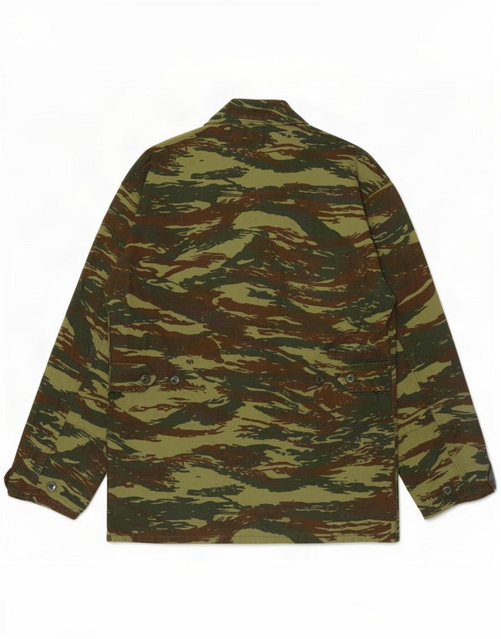 Vintage Mens Utility Jacket UK 38 Medium Green Camouflage
