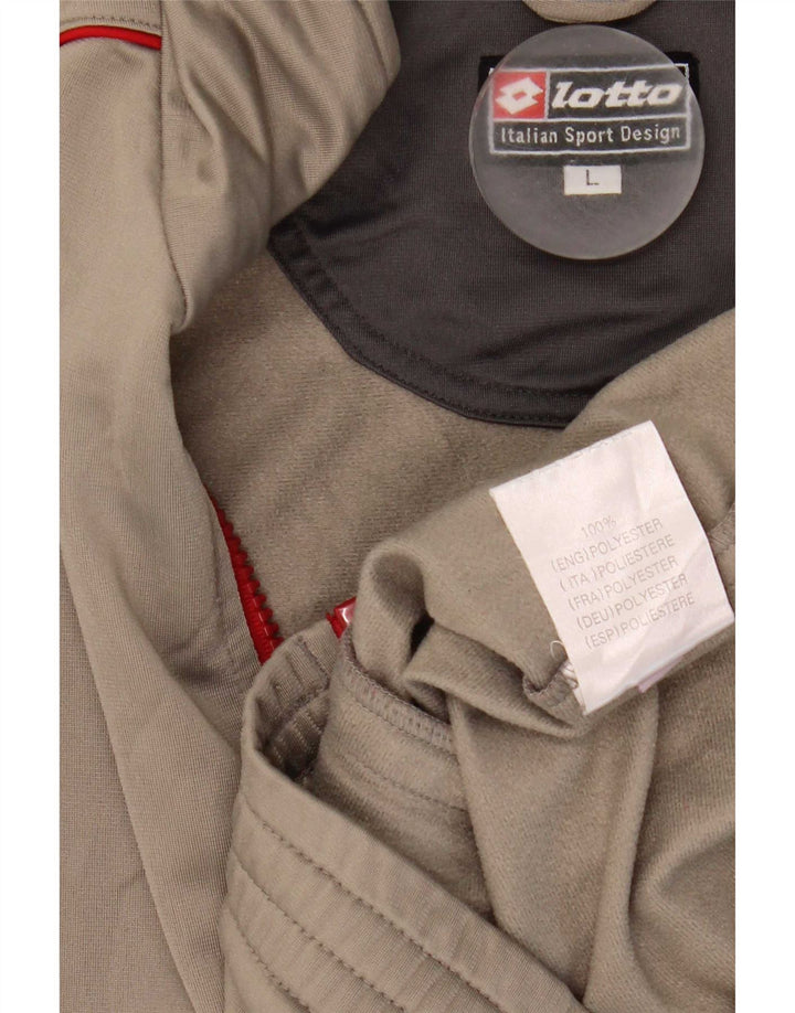 Ανδρική φόρμα Lotto Top Jacket UK 40/42 Large Grey Polyester