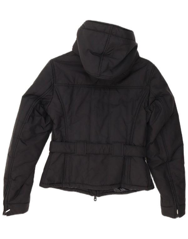Refrigiwear Γυναικείο μπουφάν με κουκούλα αντιανεμικό Cruz UK 12 μεσαίο μαύρο
