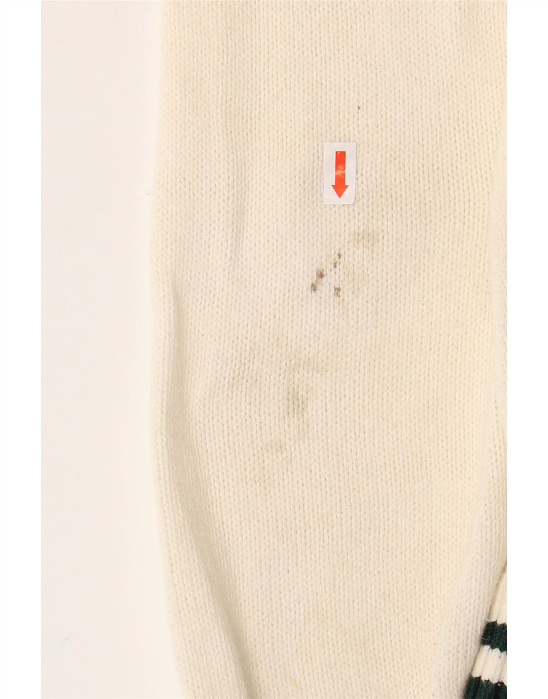 HOLLISTER Γυναικείο Boxy Oversized πουλόβερ με λαιμόκοψη UK 6 XS Off White