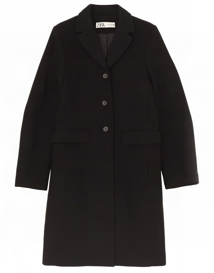 Zara Γυναικείο Πανωφόρι UK 6 XS Μαύρη Βισκόζη
