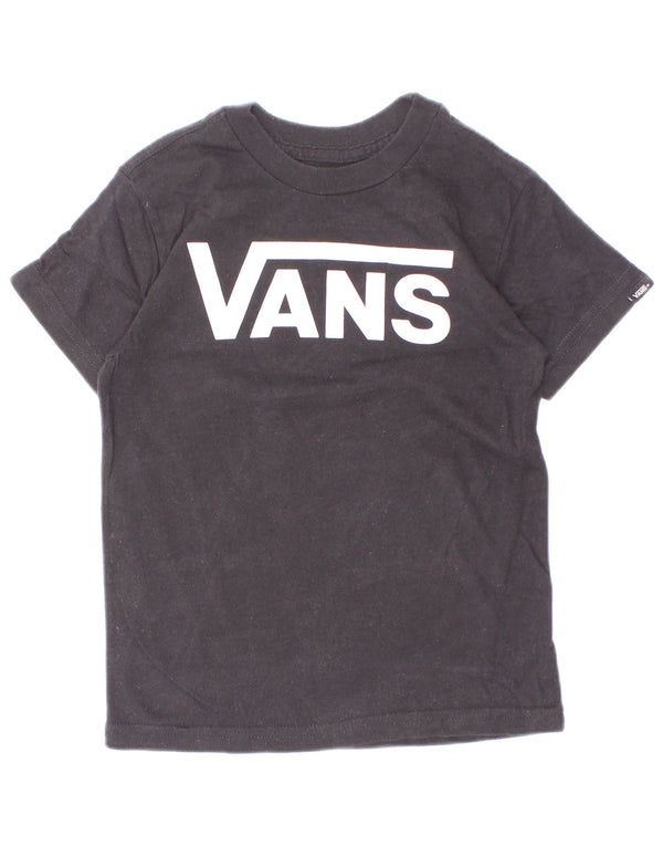 Vans Boys Classic Fit Graphic T-Shirt Top 2-3 ετών Μαύρο βαμβακερό