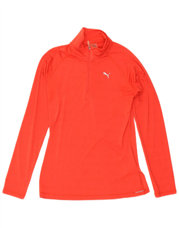 Γυναικεία φόρμα πουλόβερ με φερμουάρ Puma Top 10 UK Small Red Polyester