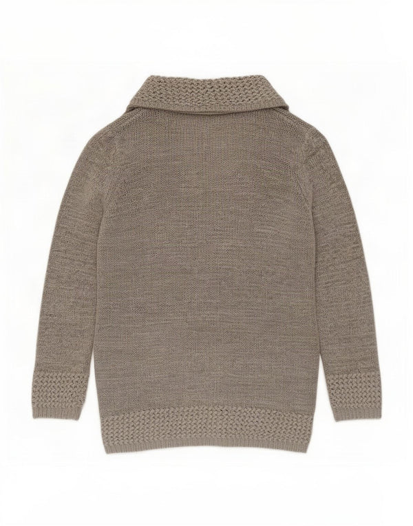 Marks & Spencer Γυναικεία Κλασική Ανοιχτή Ζακέτα UK 16 Large Grey