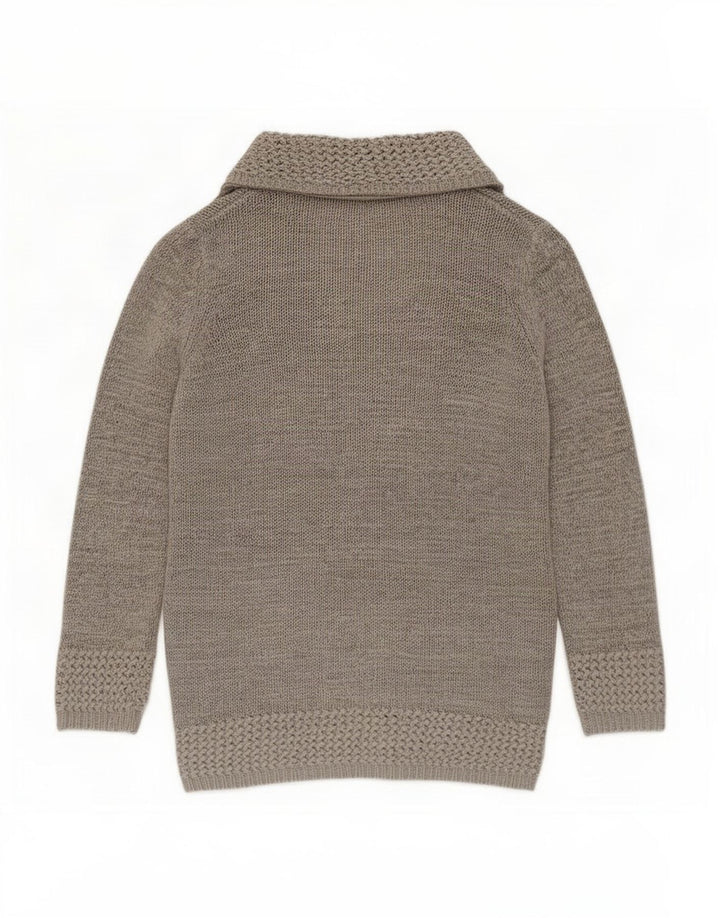 Marks & Spencer Γυναικεία Κλασική Ανοιχτή Ζακέτα UK 16 Large Grey