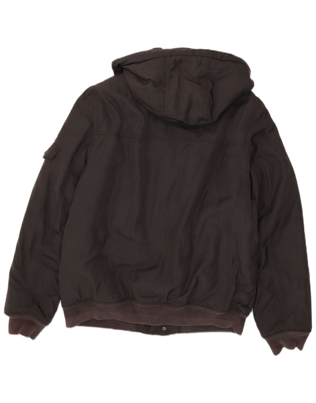 Ανδρικό μπουφάν με κουκούλα Tommy Hilfiger UK 42 XL μαύρο πολυεστέρα