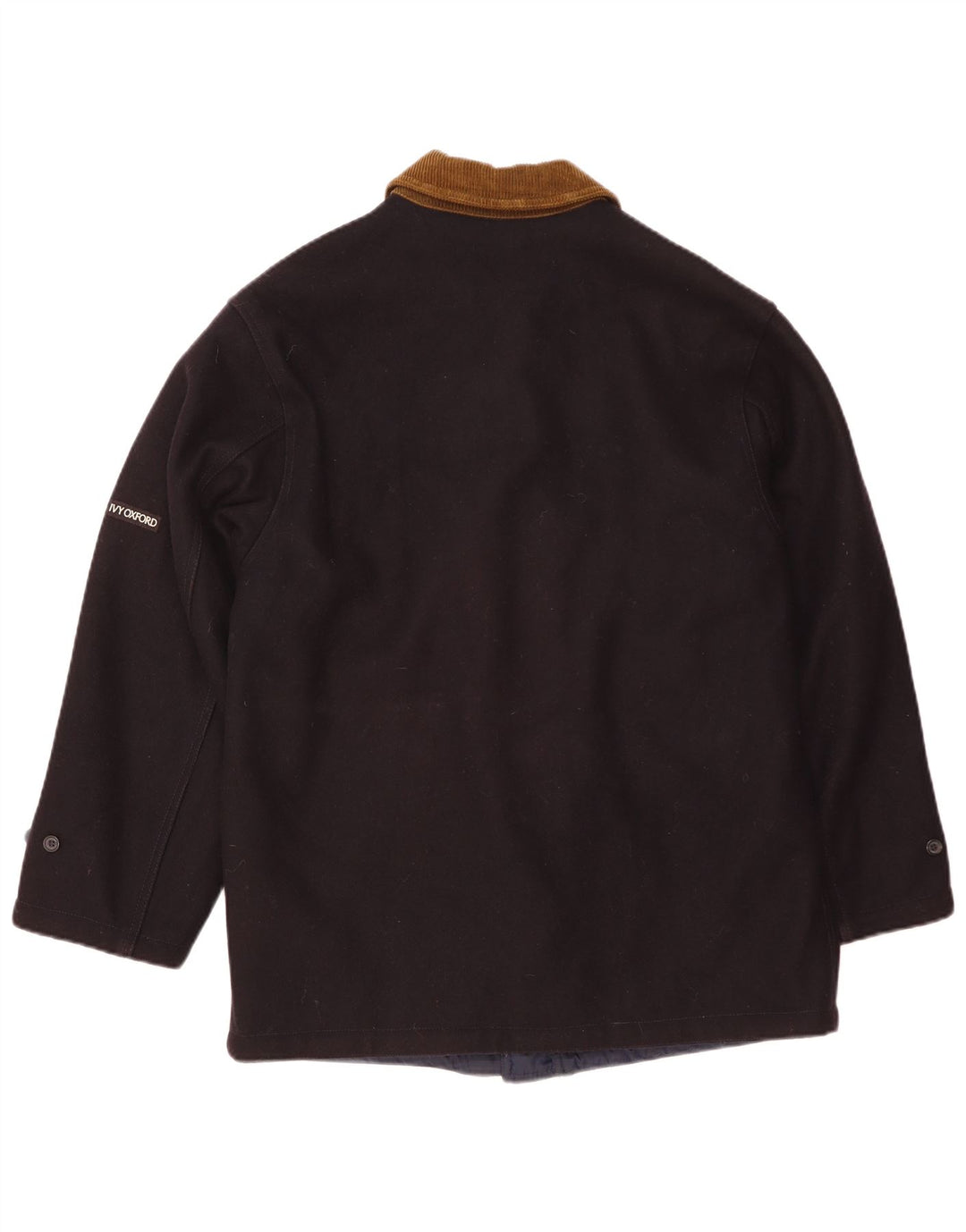 Ανδρικό αναστρέψιμο μπουφάν Ivy Oxford UK 36 Small Navy Blue Wool