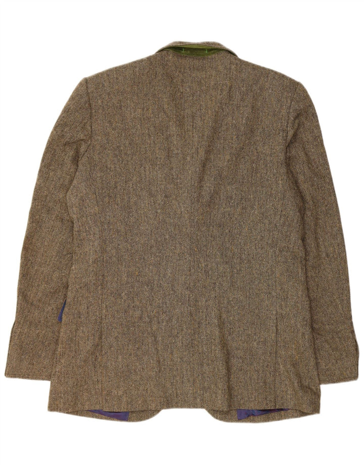 Ted Baker Ανδρικό σακάκι σακάκι 2 κουμπιών 5 XL καφέ πολυεστέρας