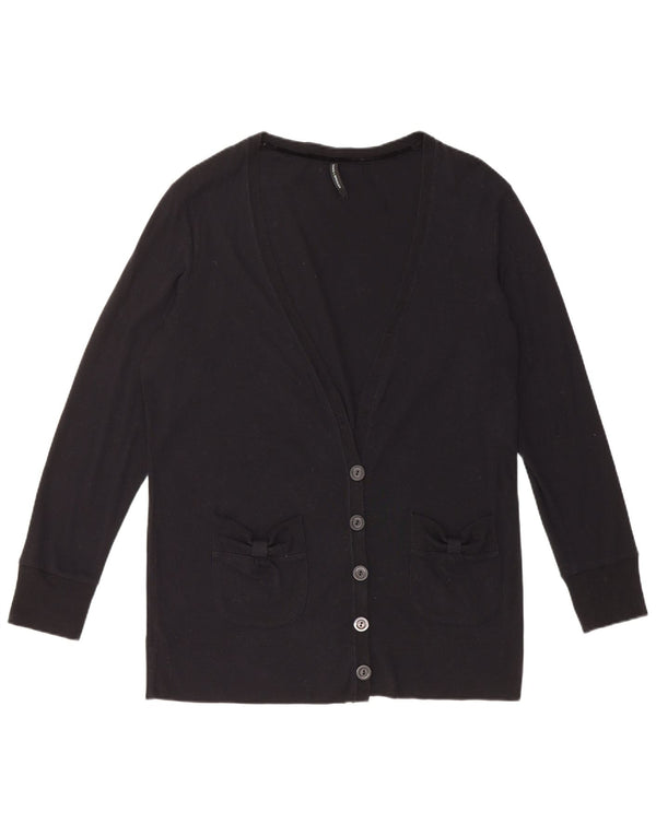 Marks & Spencer Γυναικεία Ζακέτα πουλόβερ UK 18 XL Μαύρο βαμβακερό