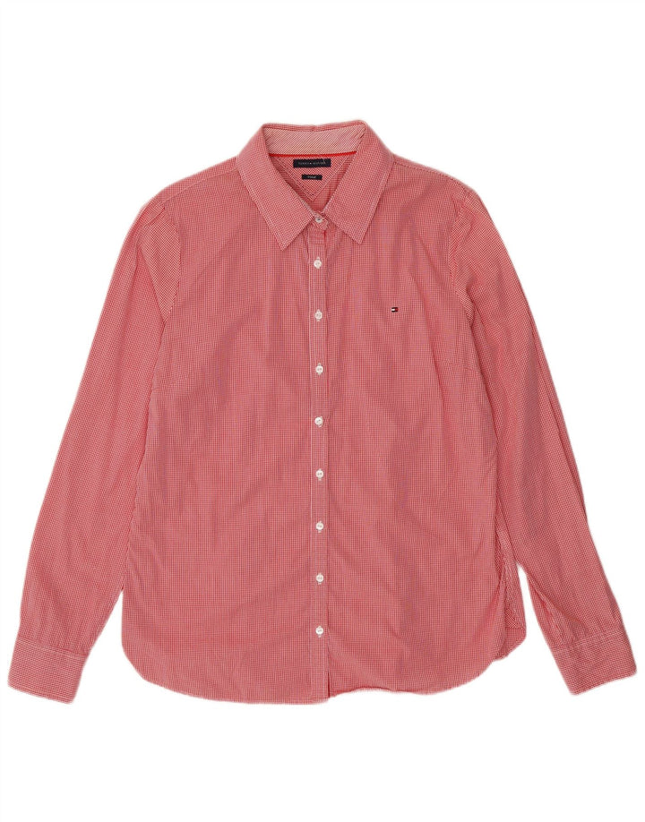 Tommy Hilfiger γυναικείο πουκάμισο UK 16 μεγάλο κόκκινο Gingham