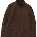 Ανδρικό καπιτονέ μπουφάν Barbour UK 40 Large Brown Πολυεστέρας