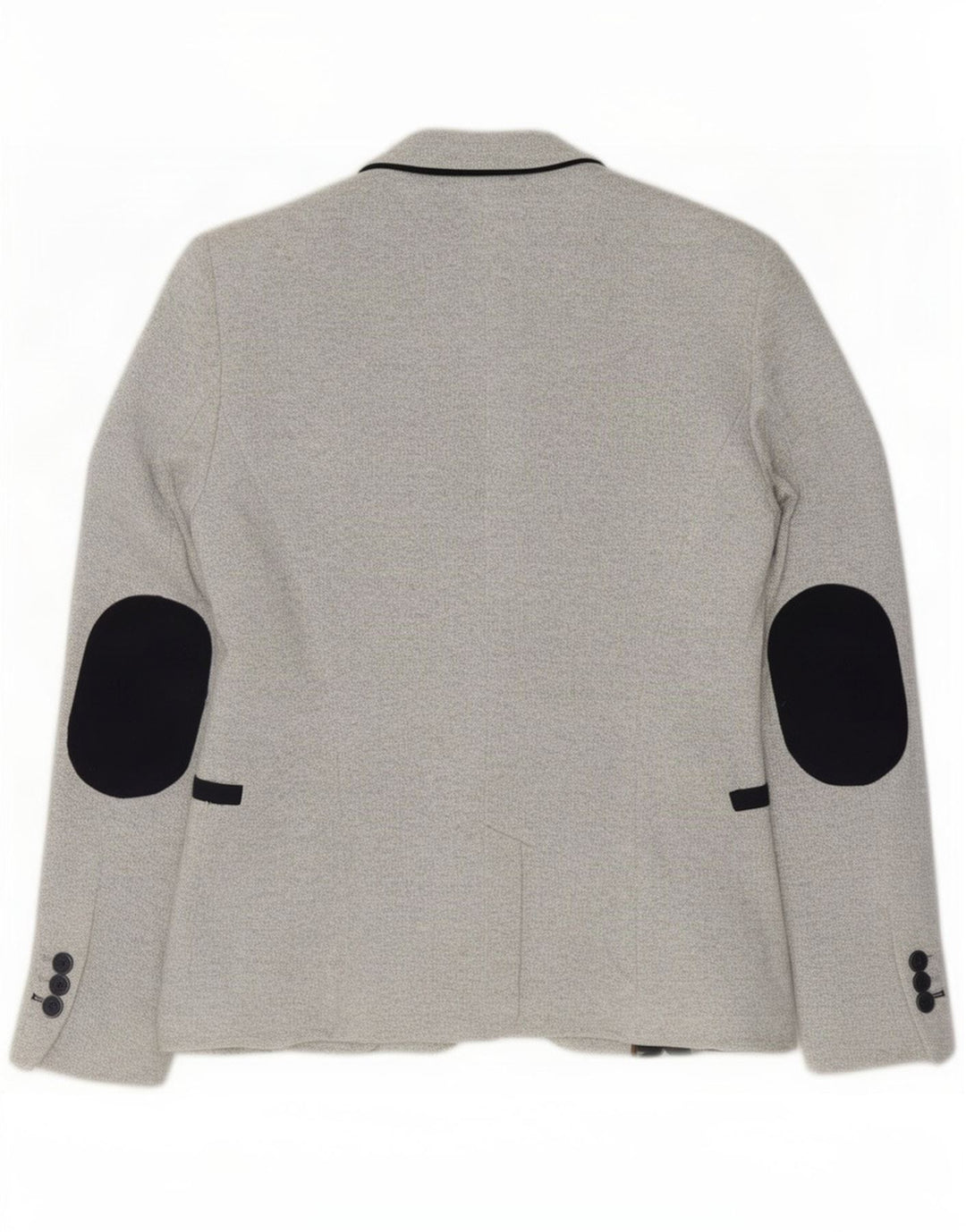 Zara Γυναικείο σακάκι 1 κουμπιού σακάκι UK 10 Small Grey Polyester