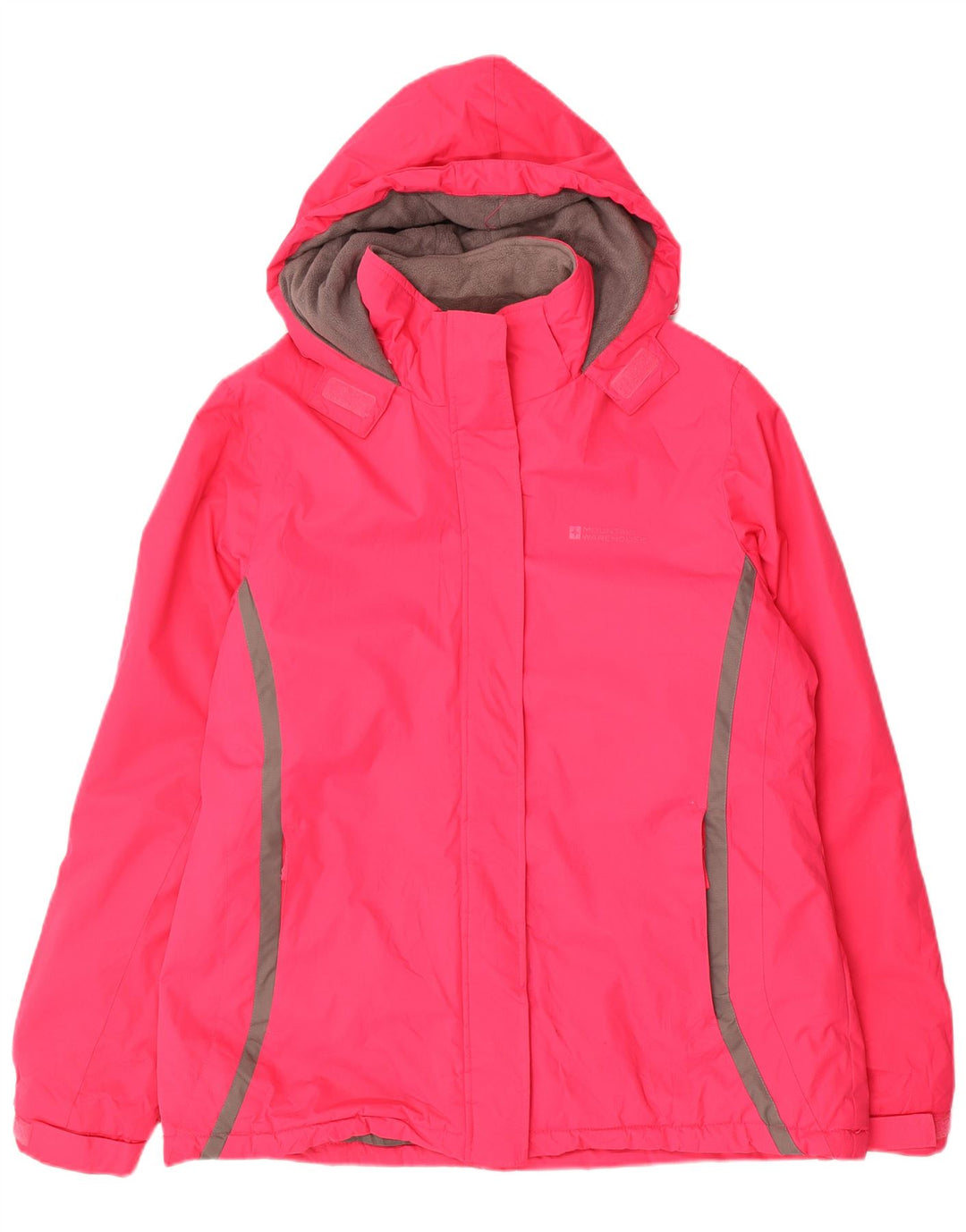 Mountain Warehouse Γυναικείο Αντιανεμικό Μπουφάν UK 16 Large Pink με κουκούλα