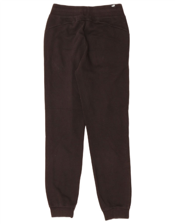 Παντελόνι αθλητικής φόρμας PUMA Girls Joggers 11-12 ετών Μαύρο βαμβακερό