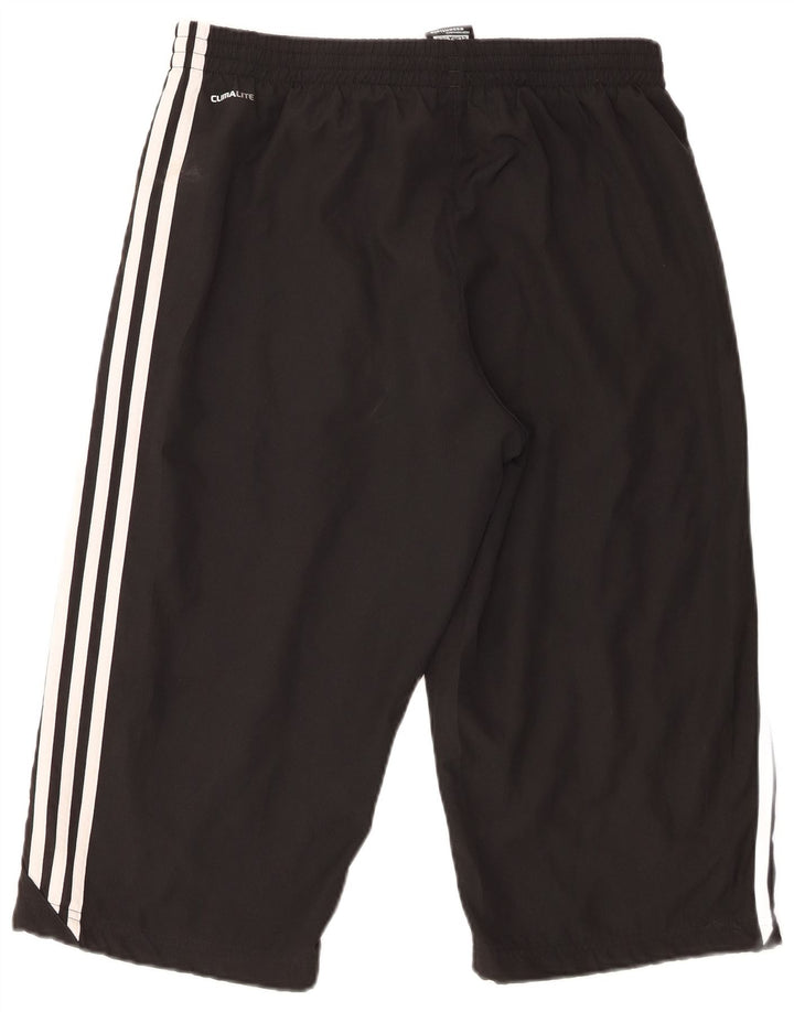 Ανδρικό σορτς Adidas Climalite Bermuda Sport σορτς μεσαίο μαύρο πολυεστέρα