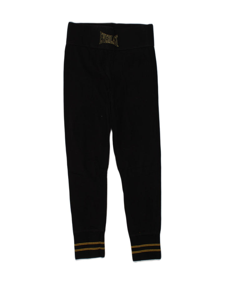 EVERLAST Girls Leggings 9-10 Years Small  Black Cotton | Vintage Everlast | Thrift | Second-Hand Everlast | Used Clothing | Messina Hembry 