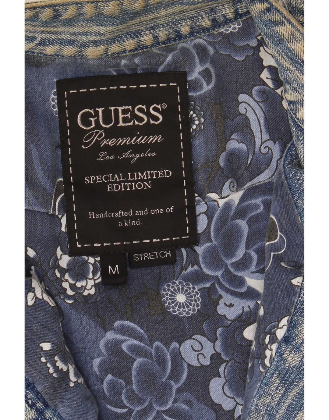 Guess Γυναικείο Τζιν Μπουφάν UK 12 Μεσαίο Μπλε Βαμβακερό