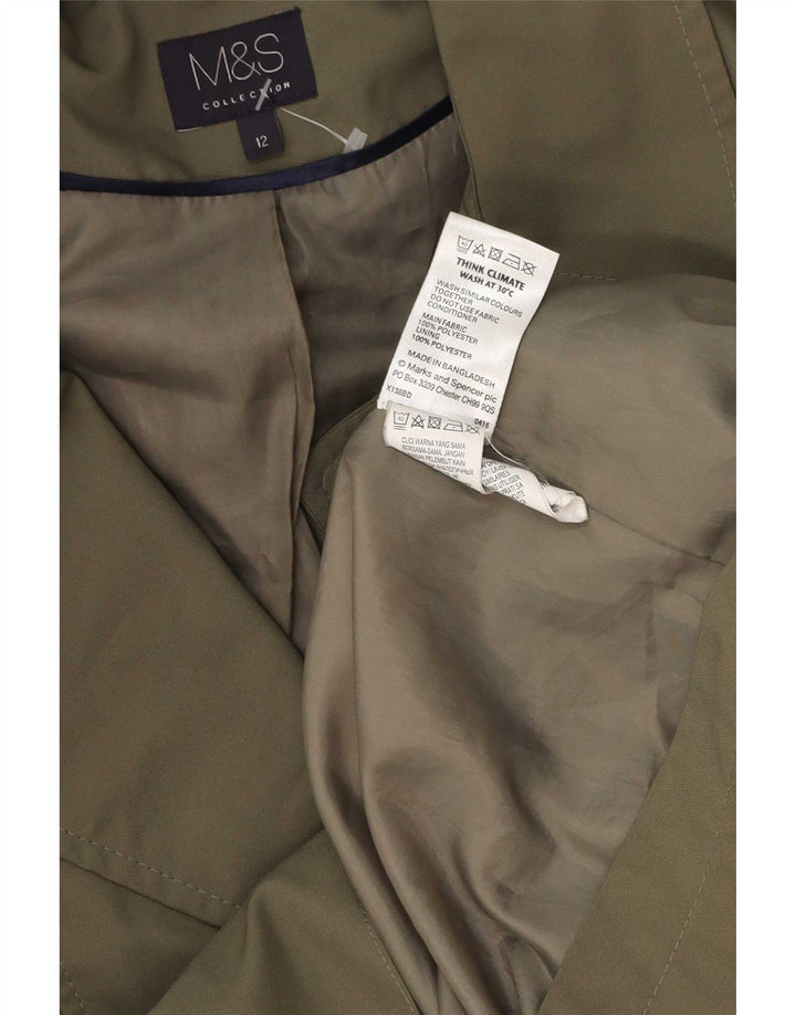 Marks & Spencer Γυναικεία καμπαρντίνα UK 12 Medium Khaki Polyester