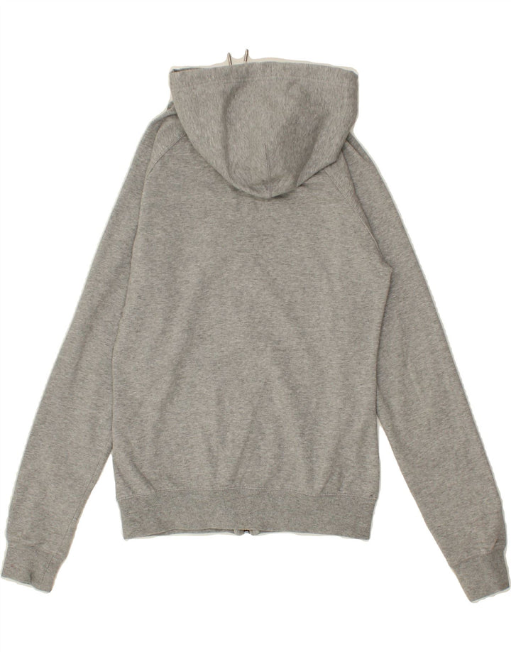NIKE Womens Zip Hoodie Sweater UK 10 Small Grey Polyester Vintage Nike and Second-Hand Nike from Messina Hembry 