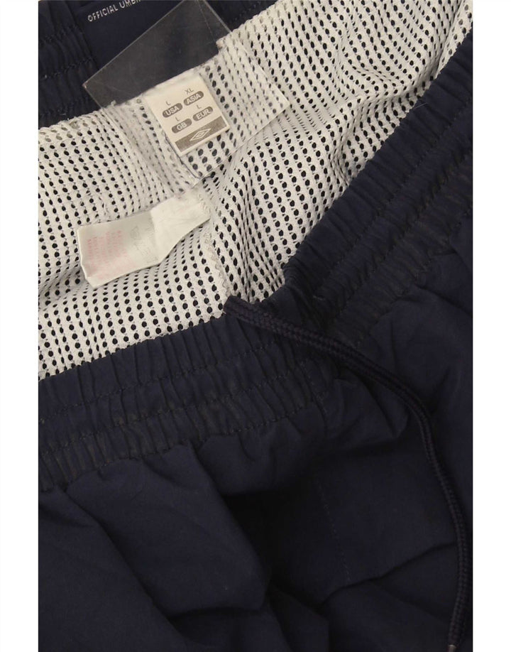 Ανδρική φόρμα Umbro Παντελόνι Joggers Large Navy Blue Polyester