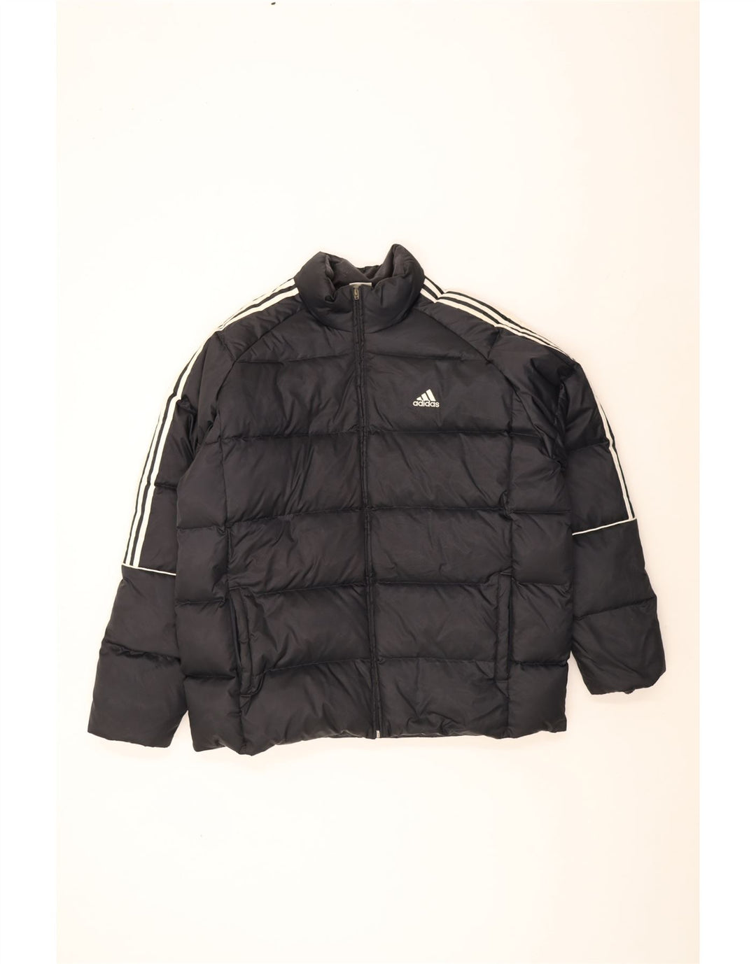 Adidas Ανδρικό μπουφάν με επένδυση UK 42 XL Μαύρο Colourblock Πολυεστέρας