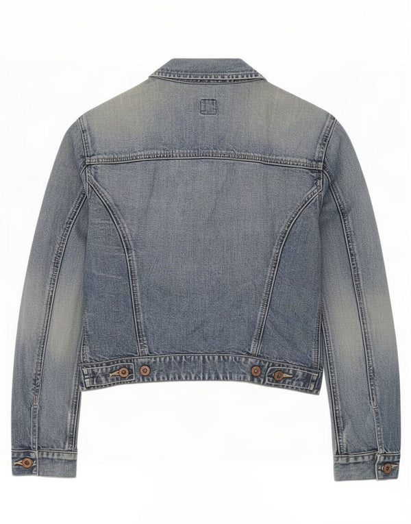 Γυναικείο τζιν μπουφάν Gap Crop UK 10 Small Blue Cotton
