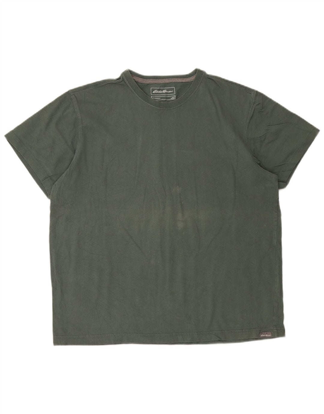EDDIE BAUER Ανδρικό T-Shirt Top μεγάλο χακί βαμβακερό