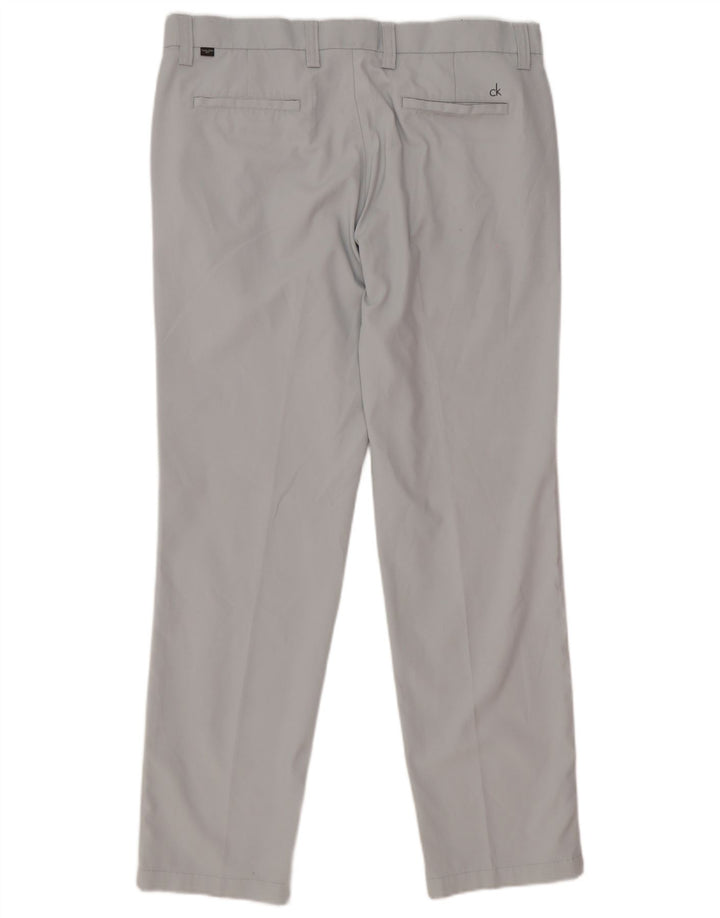Ανδρικό ίσιο casual παντελόνι Calvin Klein W36 L31 Grey Polyester