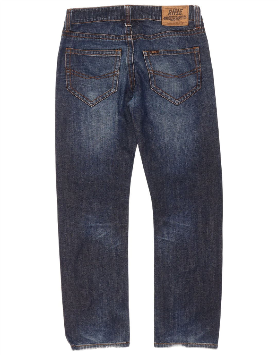 Rifle Ανδρικό τζιν ίσιο W34 L34 Navy Blue Cotton