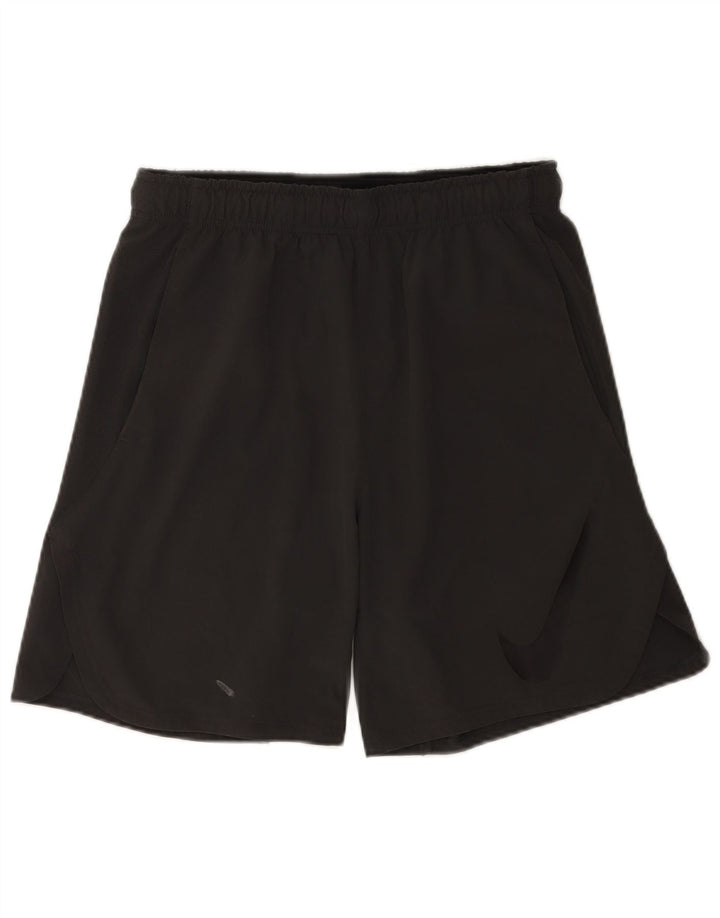 Γραφικό αθλητικό σορτς Nike ανδρικό Dri Fit με μεσαίο γκρι πολυεστέρα