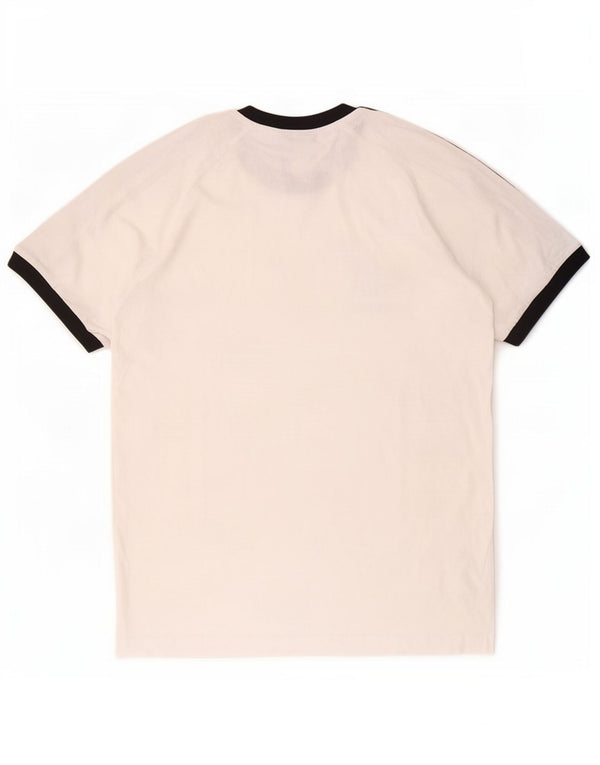 Ανδρικό T-Shirt Adidas Top μεγάλο λευκό βαμβακερό
