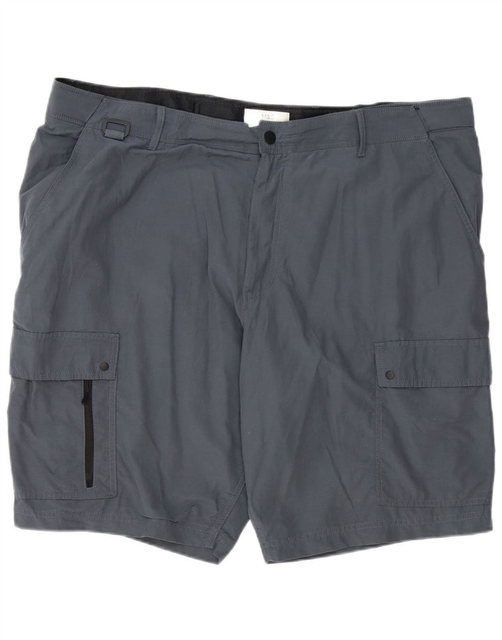 MARKS & SPENCER Ανδρικό σορτς Cargo W44 2XL Γκρι Πολυεστέρας