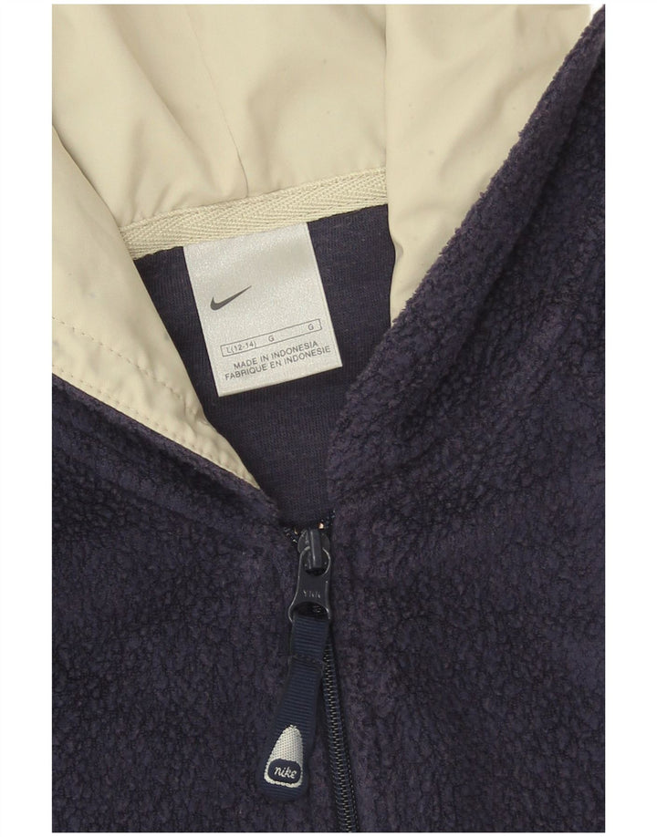 Γυναικείο Fleece Jacket Nike US 12/14 Large Navy Blue Polyester