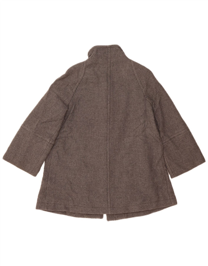 Zara Γυναικείο Πανωφόρι UK 10 Small Grey Wool