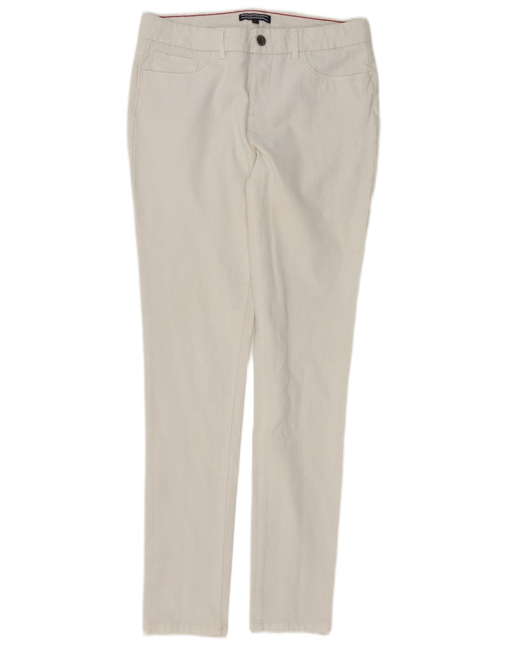TOMMY HILFIGER Γυναικείο Skinny Jeans US 6 Medium W28 L30 Λευκό βαμβακερό