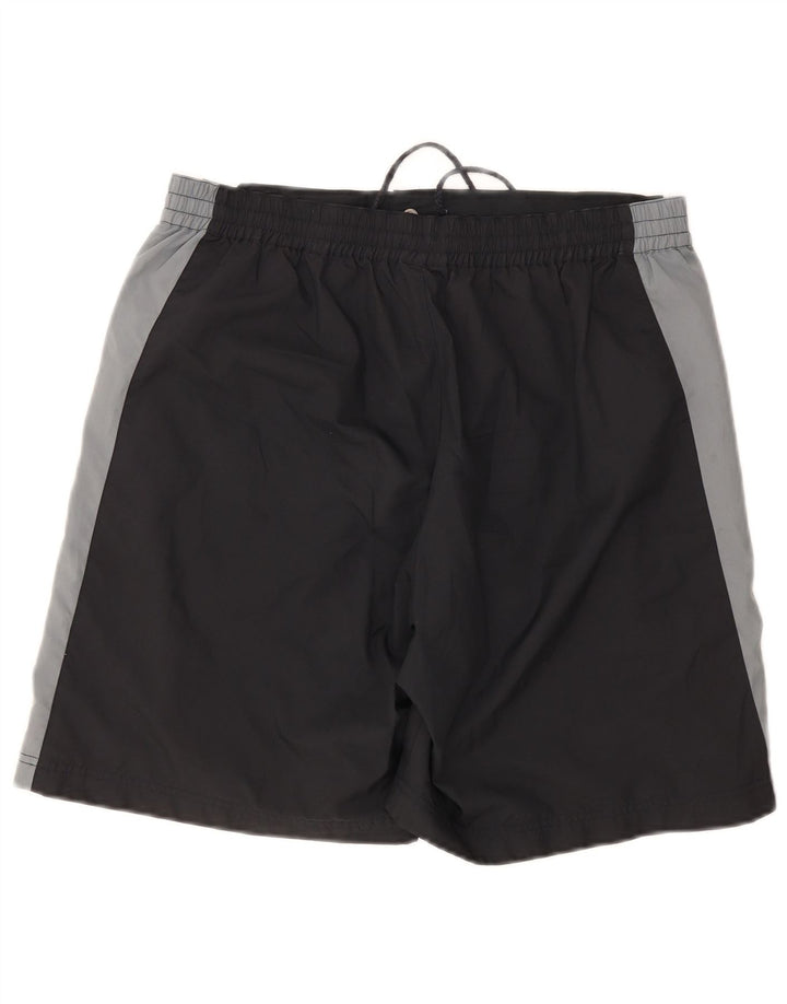 Ανδρικό κανονικό αθλητικό σορτς Adidas Graphic Medium Black Colorblock Πολυεστέρας