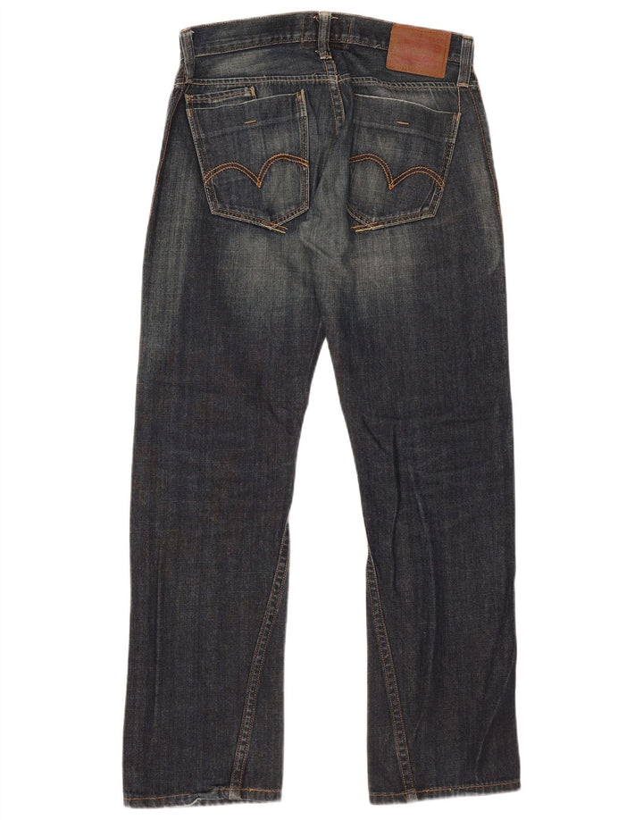 Ανδρικό τζιν Levi's Slim Straight W32 L32 Navy Blue Cotton