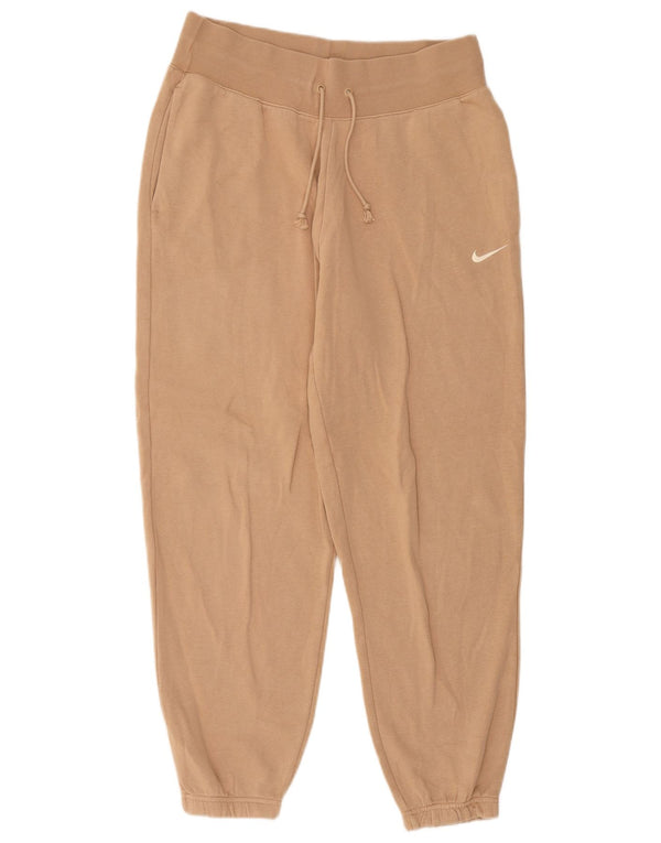 Γυναικεία αθλητική φόρμα Nike Παντελόνι Joggers UK 14 Βαμβακερό μεσαίο μπεζ