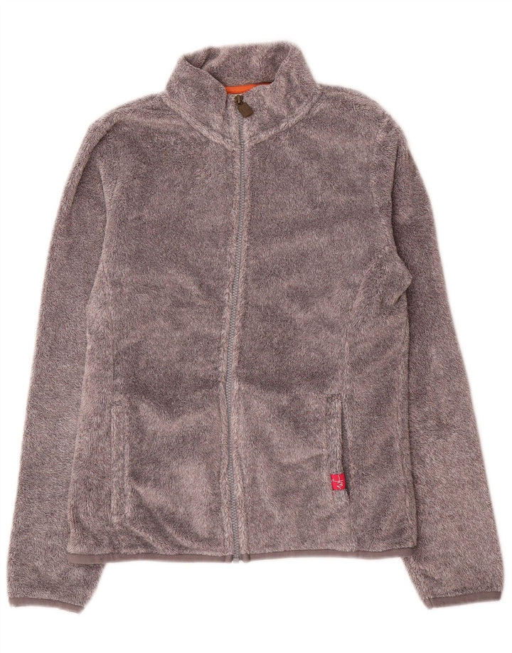Weird Fish Γυναικείο Fleece Jacket UK 10 Small Grey Polyester