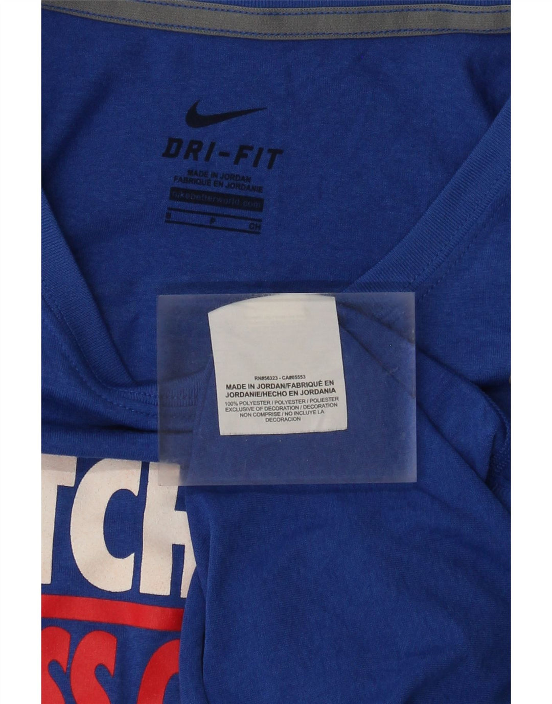 Nike Γυναικείο Hutchinson Graphic μακρυμάνικο UK 10 Small Blue Polyester