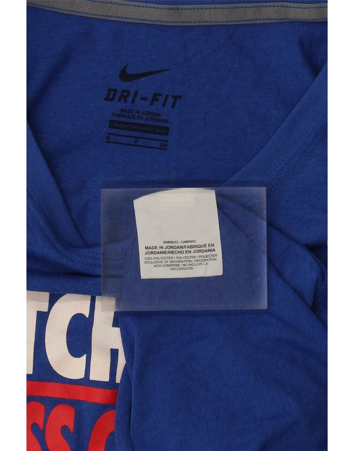 Nike Γυναικείο Hutchinson Graphic μακρυμάνικο UK 10 Small Blue Polyester