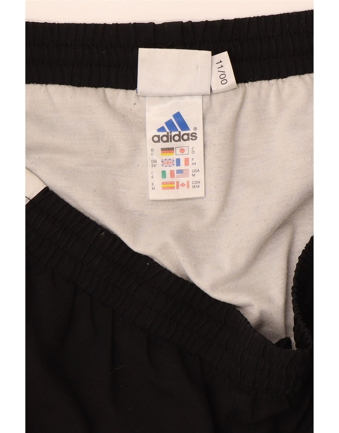 ADIDAS Mens Sport Shorts Large  Black Polyester