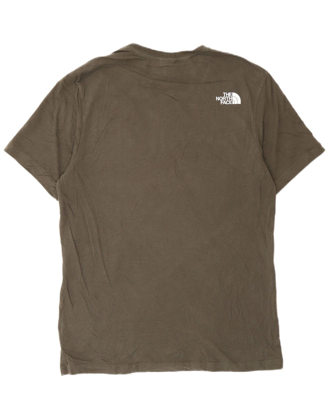 Ανδρικό γραφικό T-Shirt North Face Top Medium Khaki Cotton